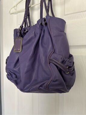 Purple B Makowsky Shoulder Bag
